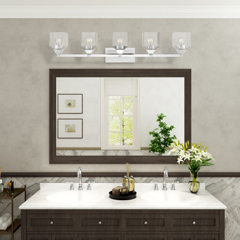 Ashanni 5 - Light Dimmable Vanity Light, Polished Chrome