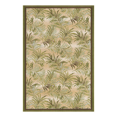Tapis botanique d'extérieur Green_Unique