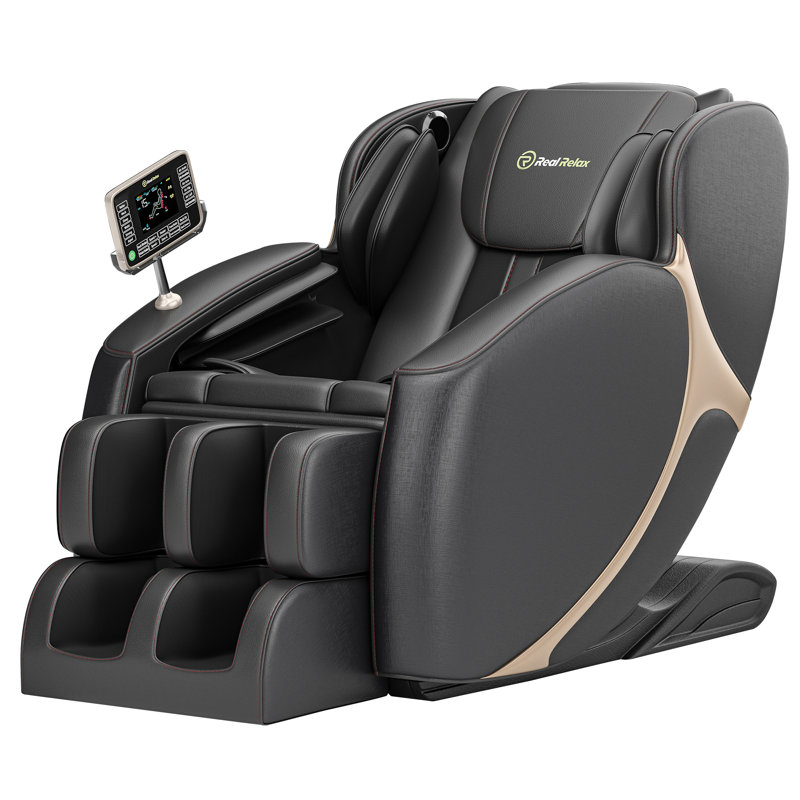 Fauteuil de massage Shiatsu pour le corps entier zéro gravité Favor-BS-06, Noir, Noir