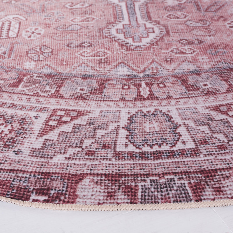 Tucson Performance Machine Washable Oriental Rug, Round 6'