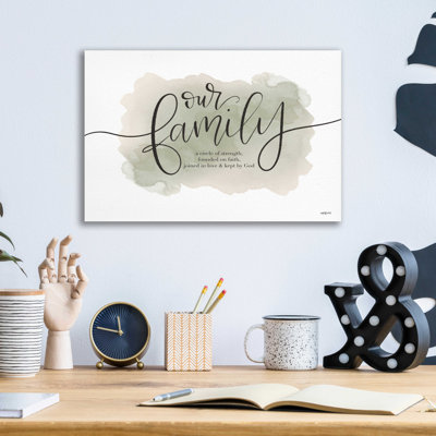 «Our Family» par imperfect dust - art textuel sans cadre