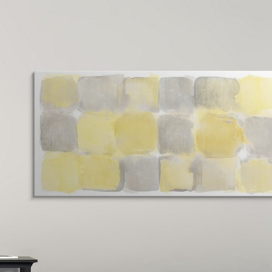 Brittnye «Two Tone III» par Mike Schick, reproduction d'art, H 15 po x l 30 po x P 1,5 po, Toile