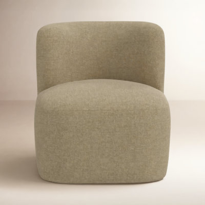 Fauteuil d'appoint pivotant rembourré Mariza