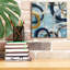  «Dwell 1» par Cheryl Warrick, art mural sur toile, 12 po x 12 po