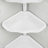  4 Tier Corner Shower Organizer In White
