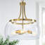 Luminaire suspendu en verre transparent Aliette -354866154