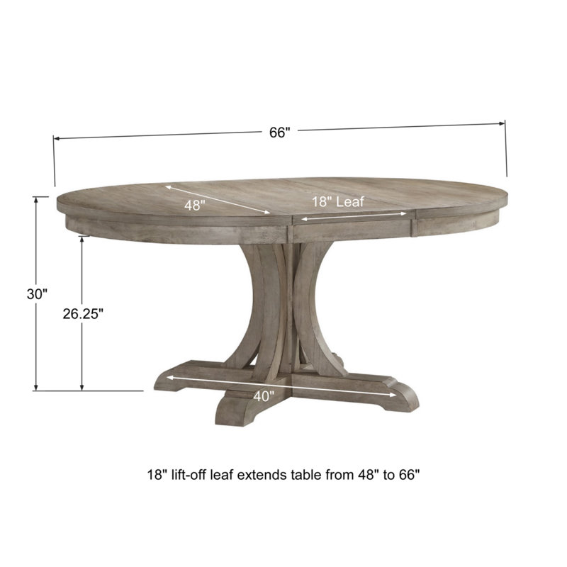 Caius Extendable Pedestal Dining Set