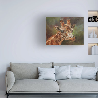 «David Stribble Giraffe Portrait», art sur toile