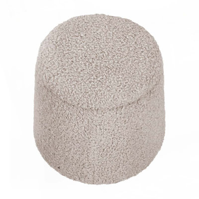 Round Storage Ottoman