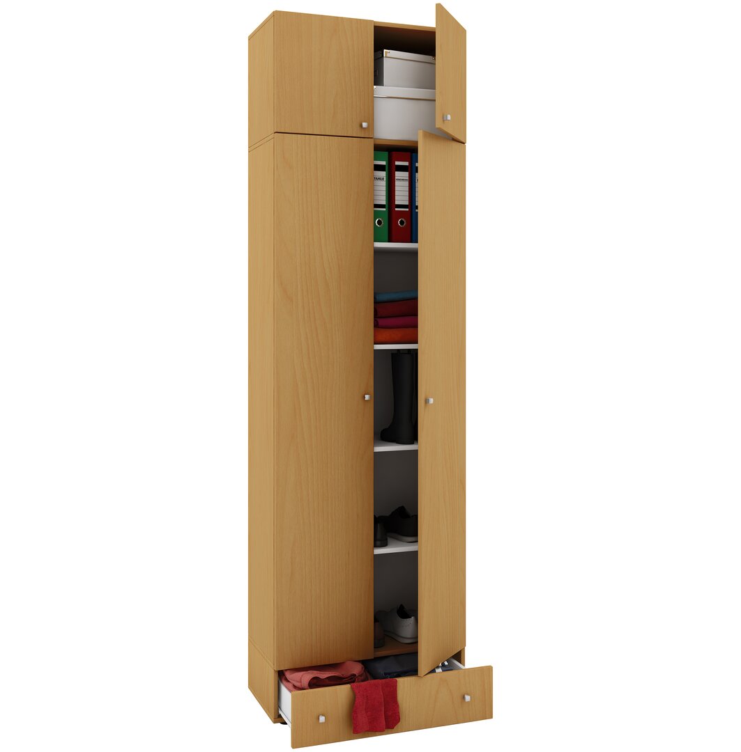 198 cm Aufbewahrungschrank Fallon