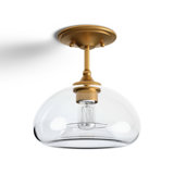 Lani Glass Semi Flush Mount