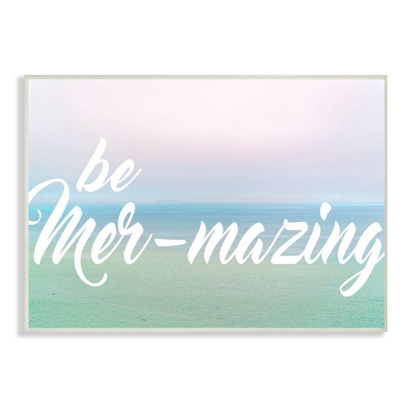 "be mer-mazing tropical soleil" , impression, H 15 po x l 10 po, Plaque murale