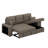 Reversible Sleeper Sectional Sofa Bed With Side Shelf And 2 Stools,Pull-Out L-Shaped Sofa Bed-115797491