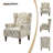Anndi Upholstered Wingback Accent Chair-1446895741