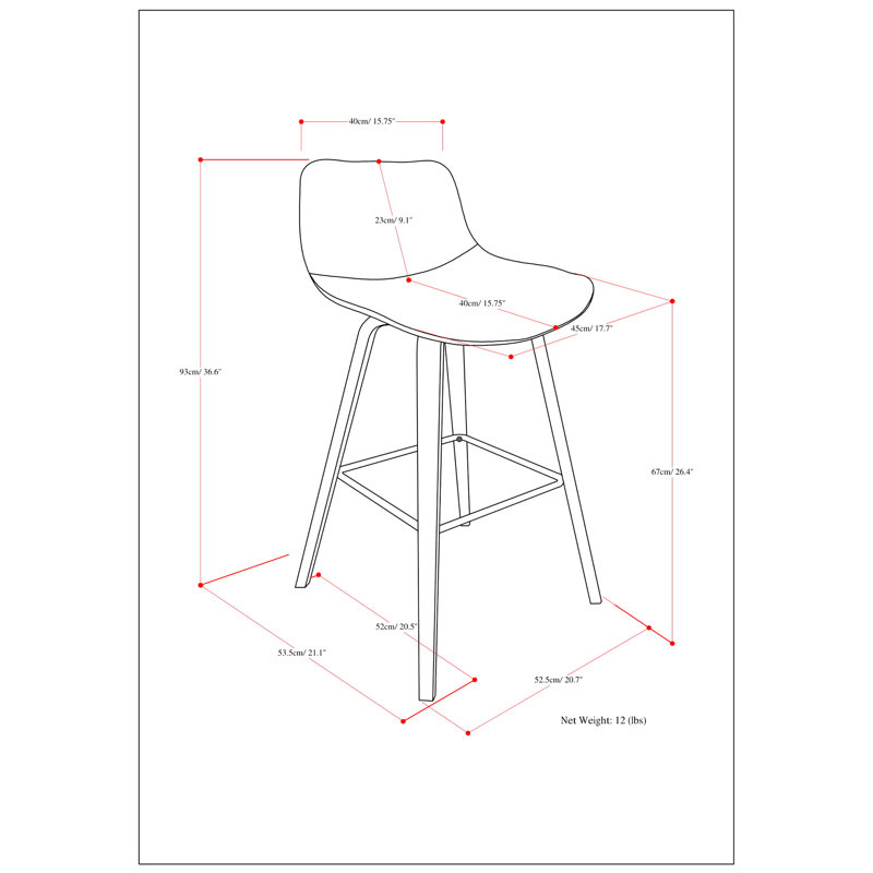 Tabouret de bar / comptoir de 2 - option de décor de repose-pieds en similicuir crème brun avec repose-pieds de style Mid-Century, cuir, repose-pieds, structure, décoratif