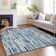 Neysa Flatweave Washable Striped Indoor / Outdoor Rug