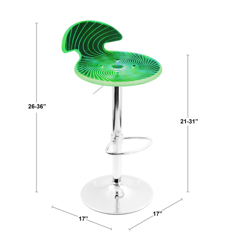 Blaisdell Swivel Adjustable Height Counter Stool