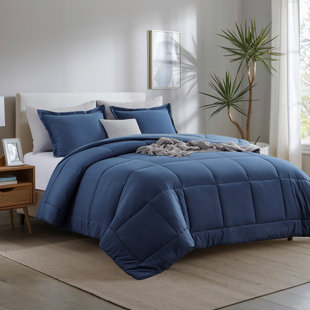 Ensemble d'édredon réversible en microfibre prélavée