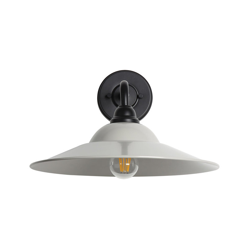 Alsawwan 15" Wall Sconce - Outdoor, Matte Gray