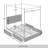 Metal Platform Bed with Storage Drawers In Velvet-865308651-865308649