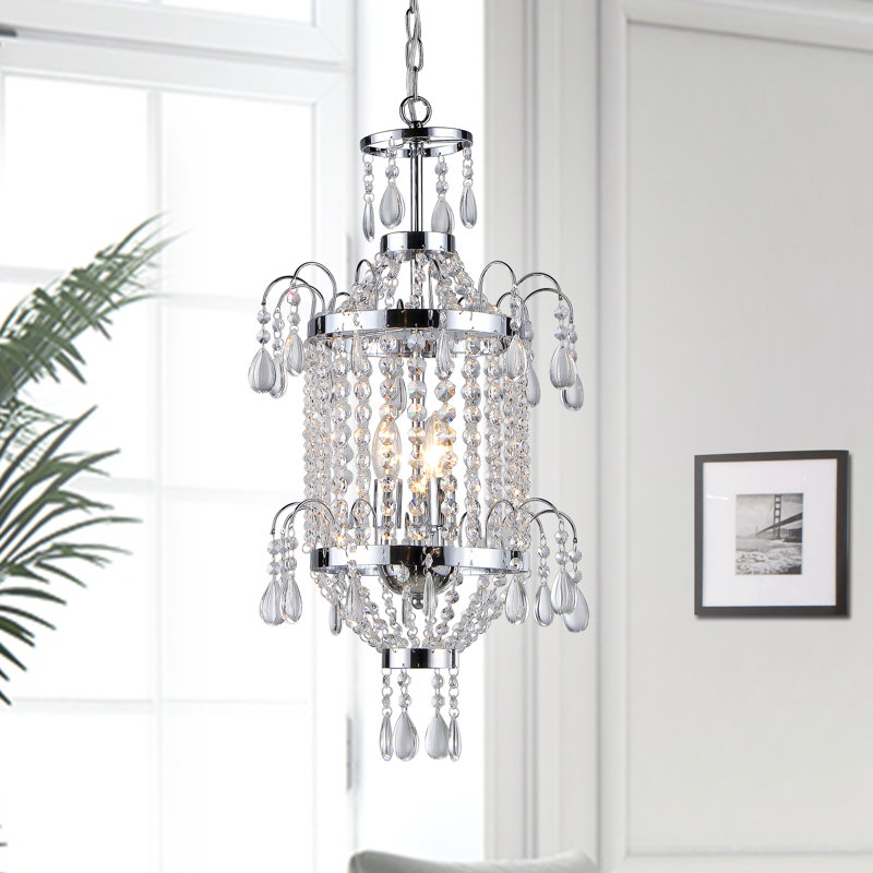 Lustree en cristal 2 lumières Rotan