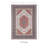 Emanuel Machine Woven Flatwave Red and Navy Non Skid Backing Polyester Rug-1982013034