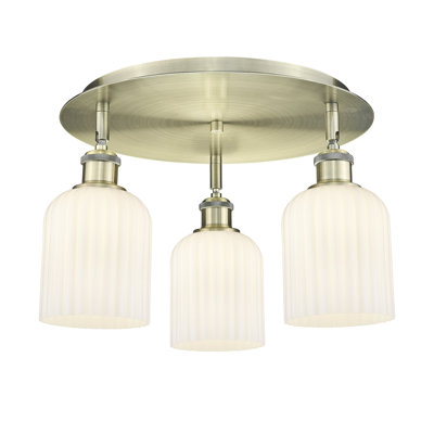 Plafonnier encastré 3 lumières 17 po Ballston