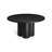 4 Quarter Round Solid Wood Dining Table-90927618-90927614
