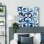 « Cobalt tiles II », reproduction d’art sur toile tendue-1837609774