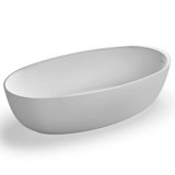 67" x 31" Freestanding Soaking Solid Surface Bathtub