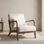  Chaise avec accoudoirs de lecture avec coussin de taille Mid Century