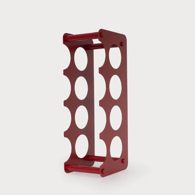 Rangement à vin et verre en métal - Support à vin de table autoportant