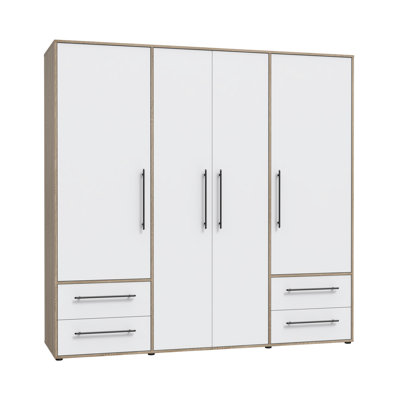 Minija 4 Door Manufactured Wood Wardrobe