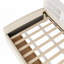 Lit plateforme simple tapissier avec rangement - aucun sommier nécessaire, robuste et amp; Durable-2071611705