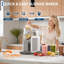 Machine à glaçons sans ozone 68 oz, machine à boissons glacées avec 6 préréglages, affichage à DEL et nettoyage automatique pour les boissons frappées Margaritas Frappes