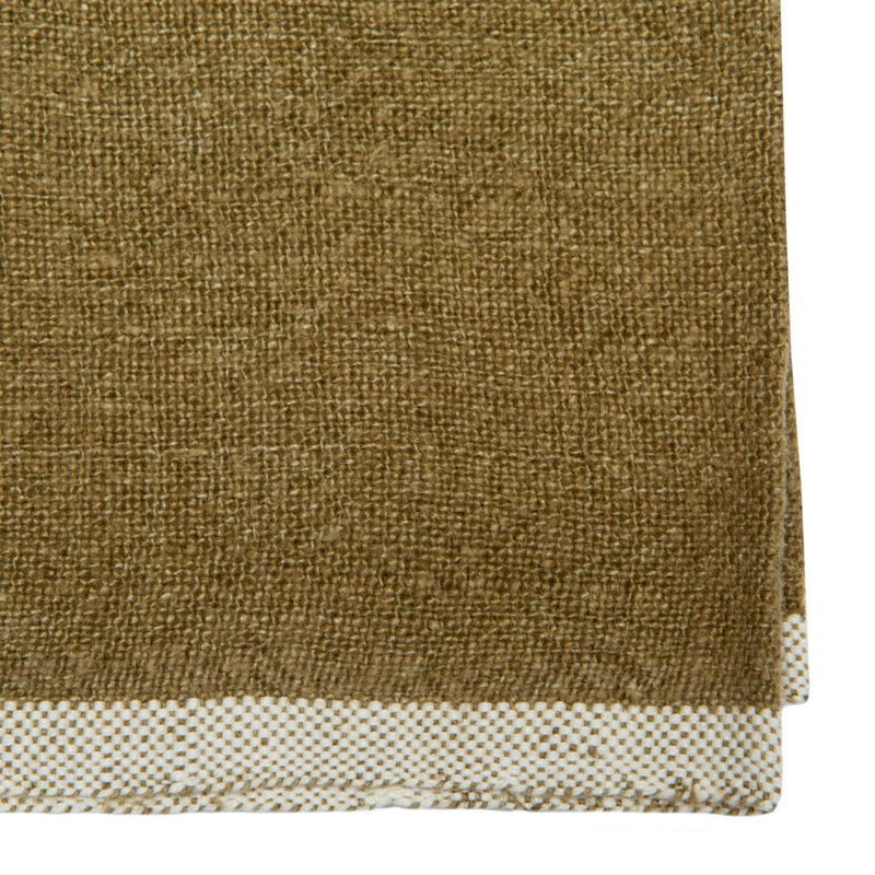 Chunky Linen Dish Cloth, Green