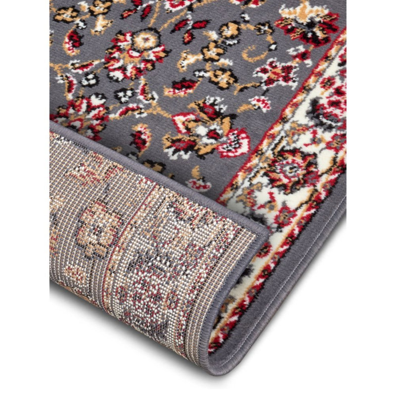 Flatweave Grey Rug, Runner 80 x 450cm