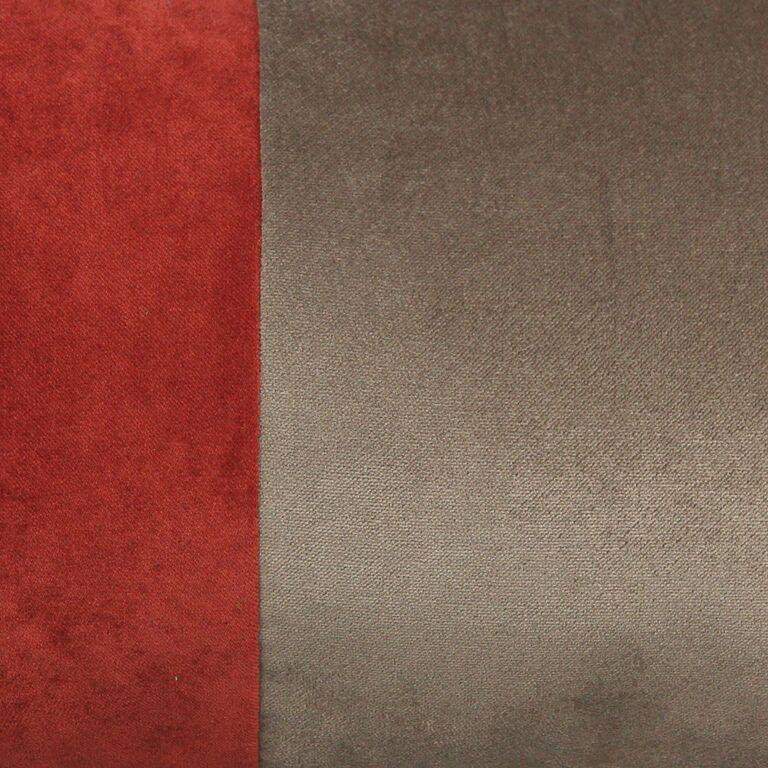 Wiggs Patchwork Rectangular Throw Pillow Cover, 30 x 50cm, Red/Brown