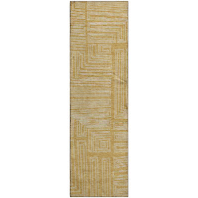Premium Machine Washable Harrietstown AMF1045 Geometric Rug