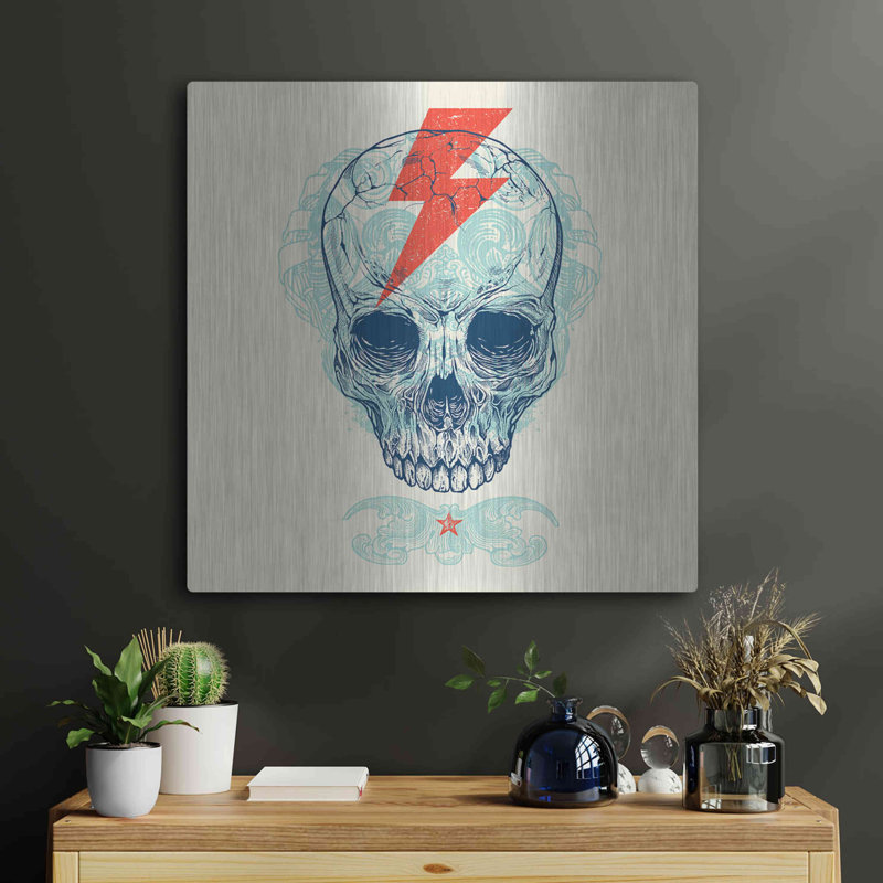 «Skull Bolt» par Rachel Caldwell, H 24 po x l 24 po
