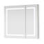 Armoire à pharmacie rectangulaire avec miroir DEL sans cadre en aluminium l 36 po x H 32 po Tiaya
