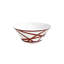 Missoni Salad Bowl Nastri Bordeaux  Diam 10.43" , H 4.33"