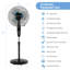 Ventilateur sur pied 16 po Costway