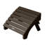 Chaise Adirondack en plastique avec repose-pieds Anette-246642433