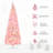 7.5ft Prelit Snow Flocked Artificial Christmas Tree-828290860-828290858