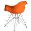 Chaise en plastique Herculaneum avec base chromée-24628024