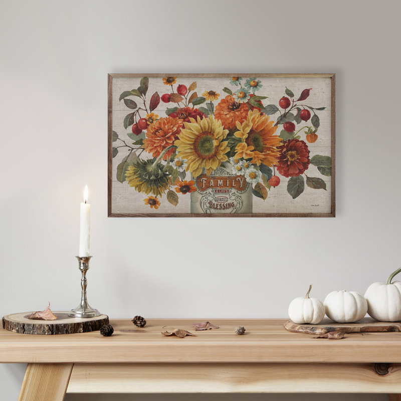 «Autumn in Bloom I» par Lisa Audit, H 16 po x l 24 po