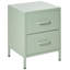43cm W Steel Bedside Table-188716484