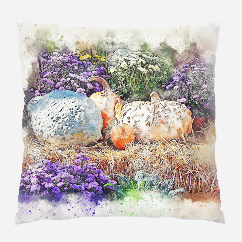 Coussin Pumpkins, Microsuède, Intérieur