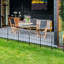 24'' H x 13'' W Metal Fence Panels Included